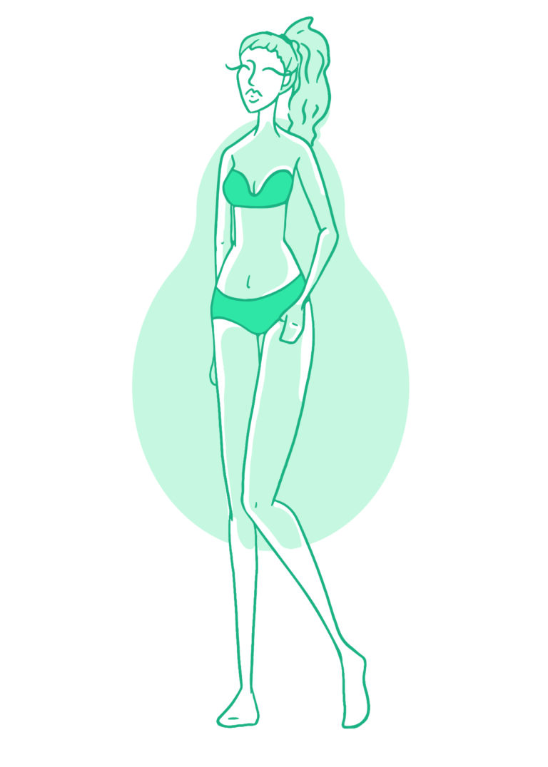 Pear Shaped Body Graphic